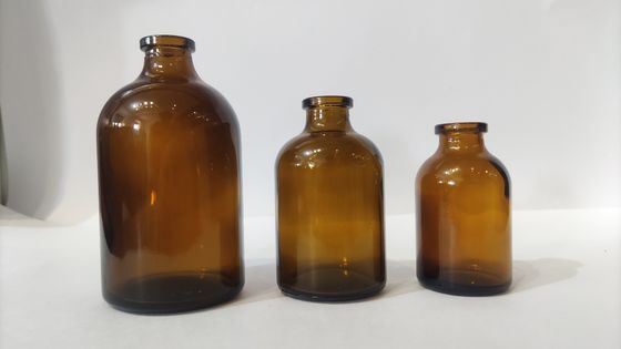 10 ml – 100 ml Ups Typ Ii Iii geformtes Bernstein-/Klarglasfläschchen für pharmazeutische und veterinärmedizinische Pulverinjektionsverpackungen