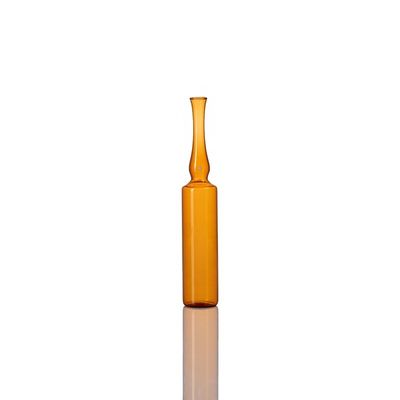3 ml Bernstein Gute chemische Stabilität Typ 1 ISO Form B & Form C Glasampulle