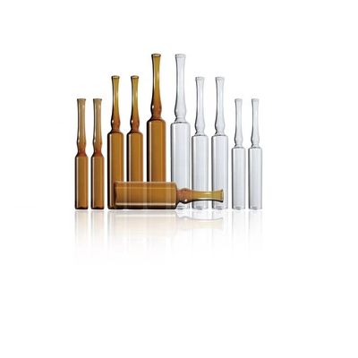 2 ml klare medizinische Glasampulle aus neutralem Borosilikatrohr OPC CBR SCR
