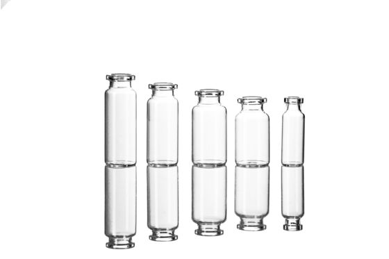 2 ml klares, bernsteinfarbenes, neutrales Borosilikat-Röhrenglasfläschchen USP Typ I