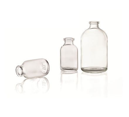 20 ml Eine klare, geformte Glasflasche USP Typ II