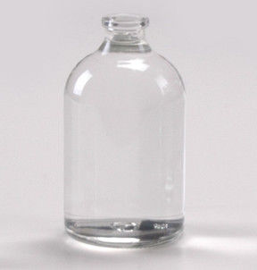 100 ml Eine klare, geformte Glasflasche USP Typ II mit 20 mm Hals